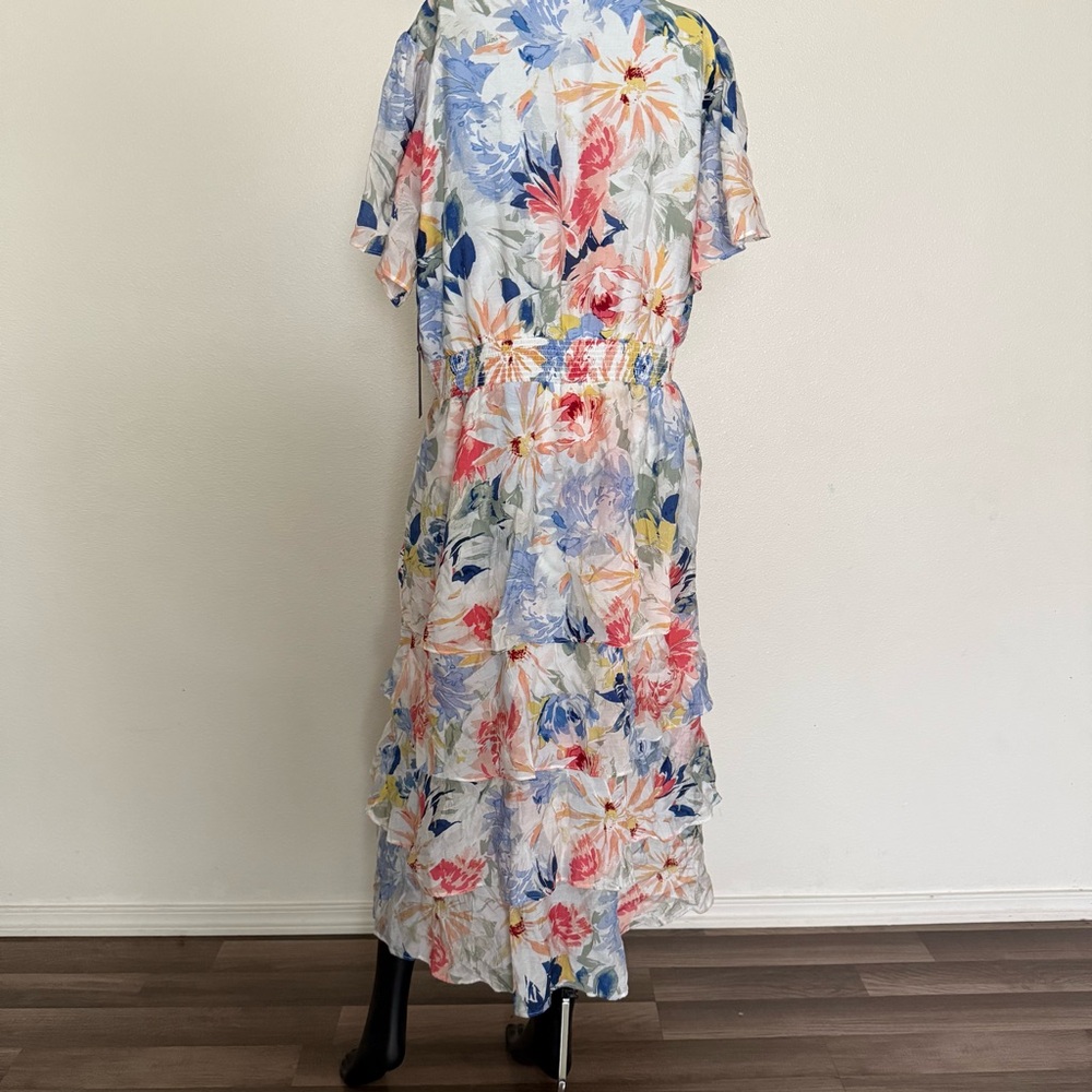 Vince Camuto Multicolor Asymmetrical Dress - Picture 9 of 15